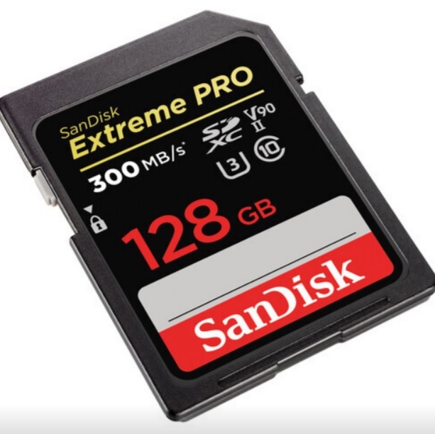 SanDisk Extreme PRO 128GB 300mb/s