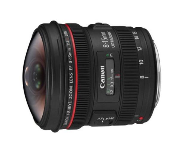 Canon EF 8-15mm f4l Fisheye USM