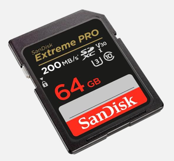 SanDisk Extreme PRO 64GB 200mb/s