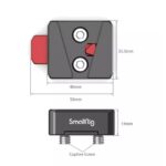 SmallRig MD2801B адаптер крепления аккумулятора Mini V-Lock Assembly Kit 2