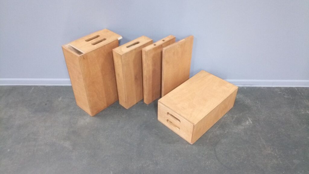 Подставка Apple box "матрешка" некрашеный (комплект 4 шт) 